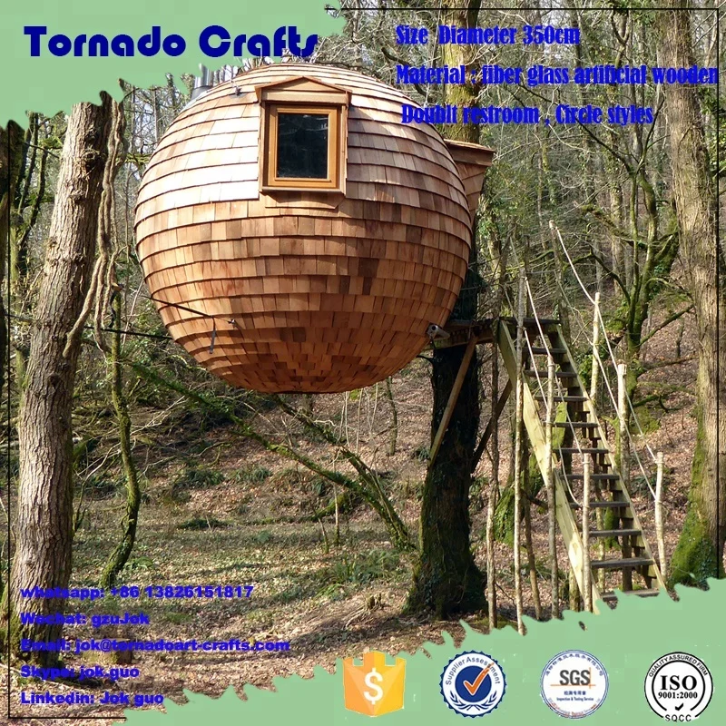 High-level design outdoor artificial tree house artistic circle artificial tree house