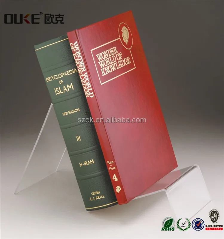 New style custom wholesale acrylic book stand