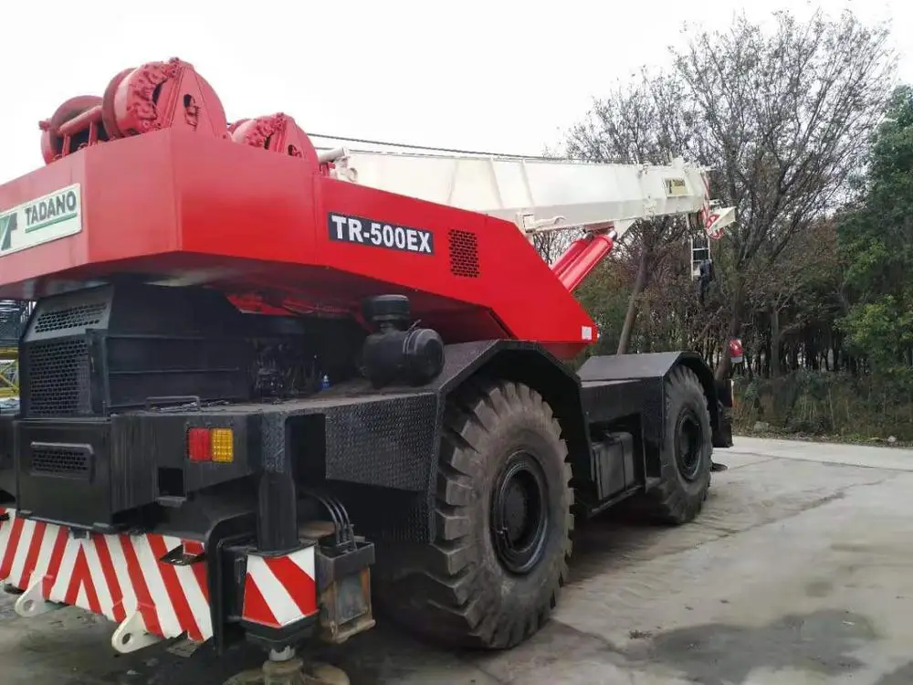 Best price used TADANO TR-500EX 50 tons rough terrain crane for sale