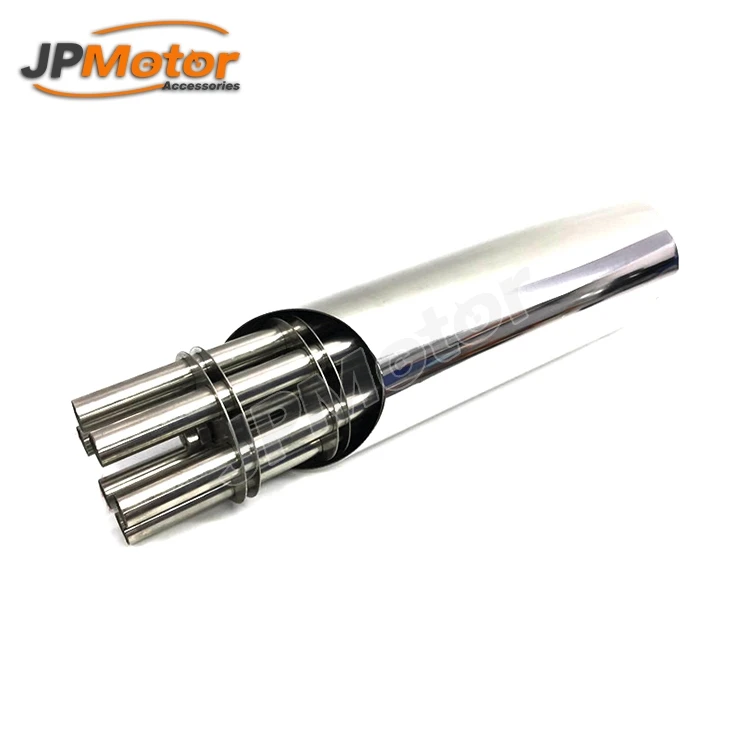 Tailgunner Mini Gatling Gun Scooter Motorcycle Exhaust Muffler For GY6 125 150 100cc JH70 CG125 EN125 YBR125