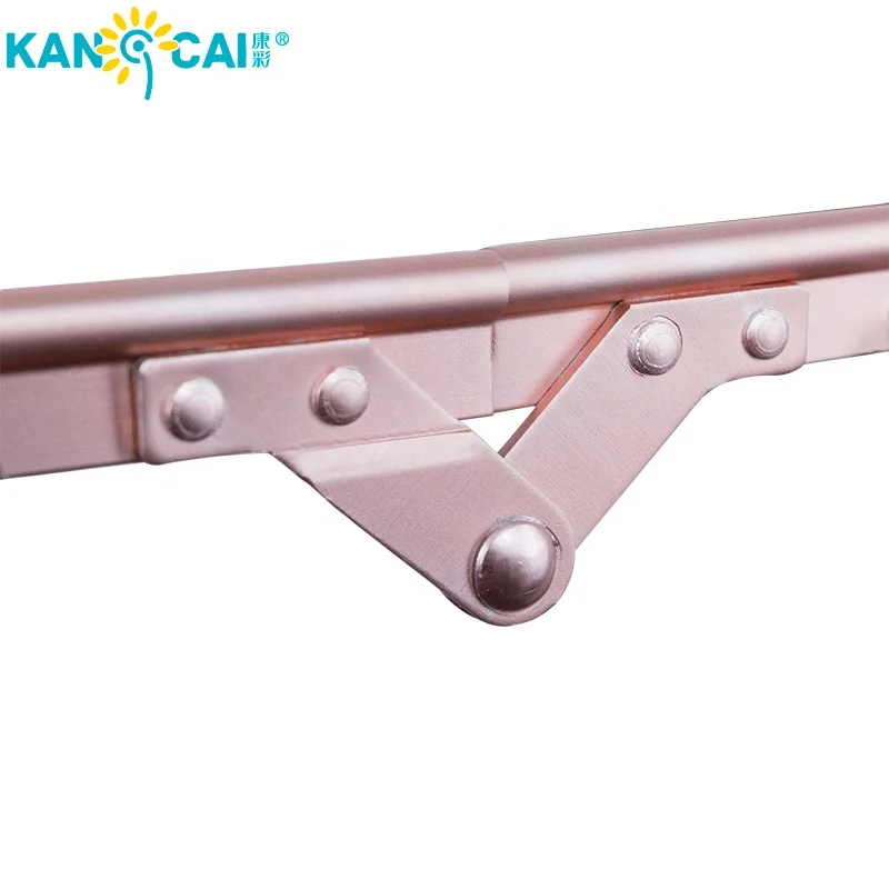 
Space Saving Drip Hanger Aluminum Clothes Rack with Clips 