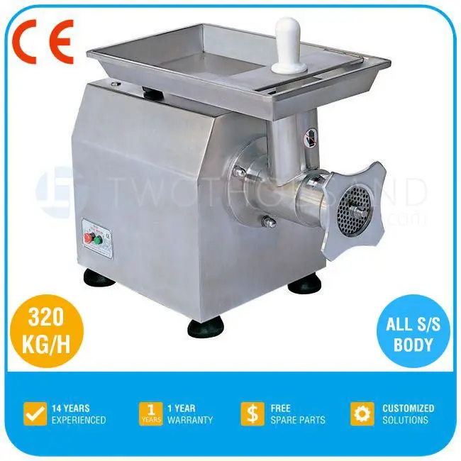 TC32 320Kg Per Hour CE Automatic Kitchen Meat Mincer Grinder Machine