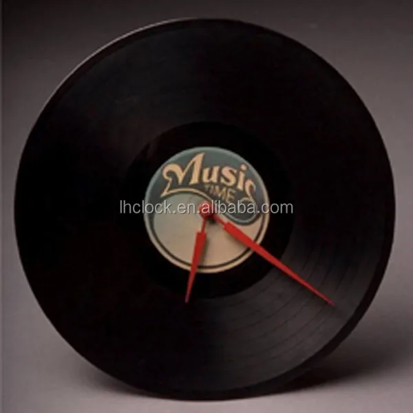 
Vintage Gramophone Record Wall Clock 