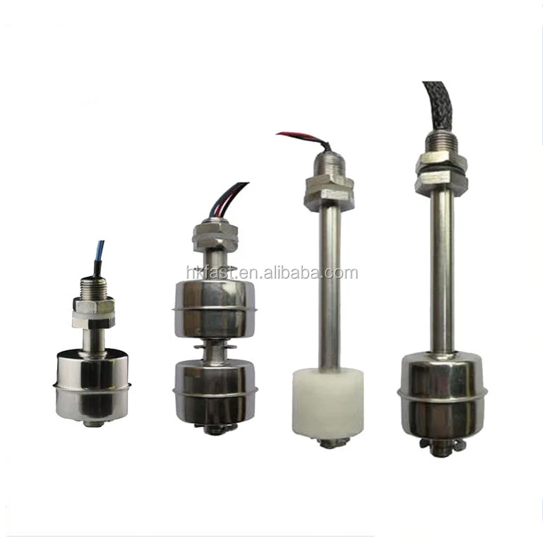 SUS304 vertically mounted high temperature magnetic floats liquid level switch for high/low levels with switch signal