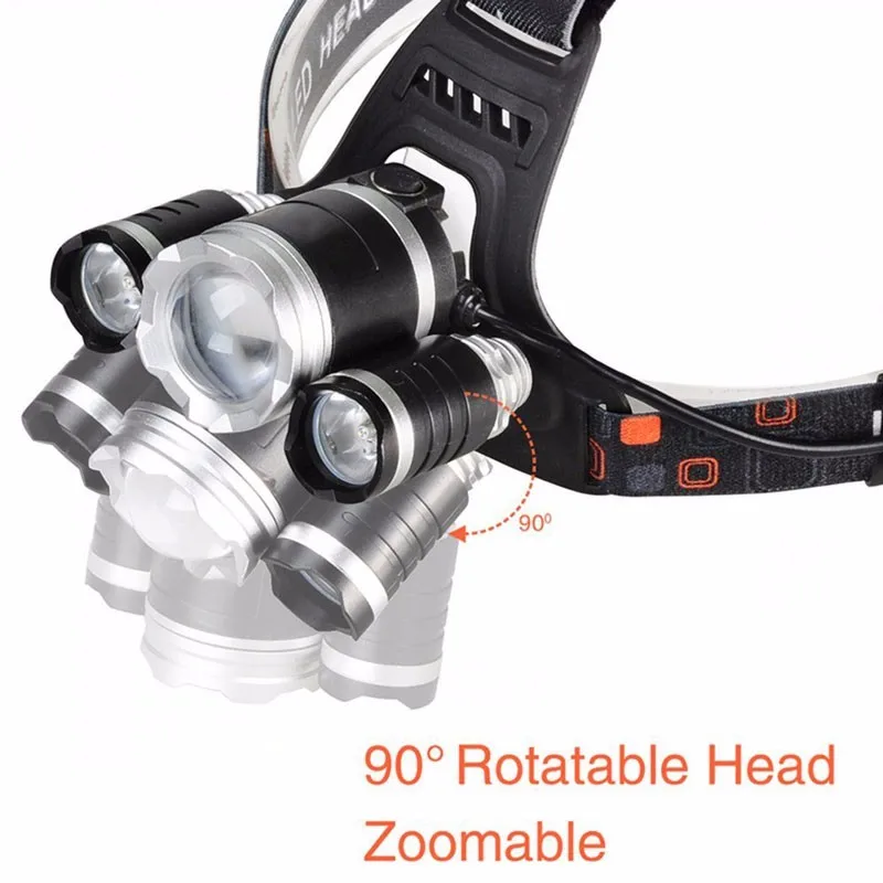 multi-functional uv and white head lamp amber detector led 395nm ultraviolet zoom headlamp