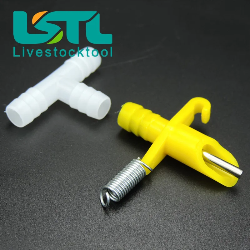 100pcs per bag Rabbit Drinking Automatic Nipple Water Rabbit Mouse Nipple Water Drinker Rodent Water Feeder Poultry Farm Animal