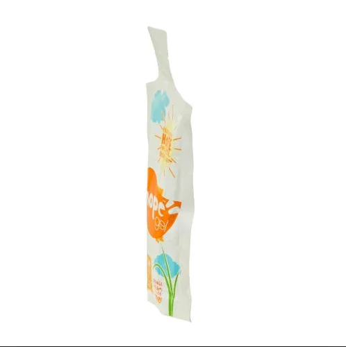 custom shaped pouch shower sauce energy gel packaging