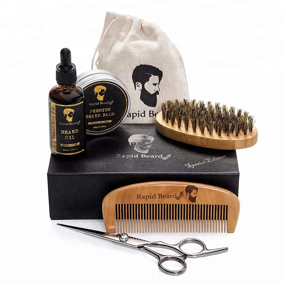 
Top selling amazon beard balm beard oil kit for beard 