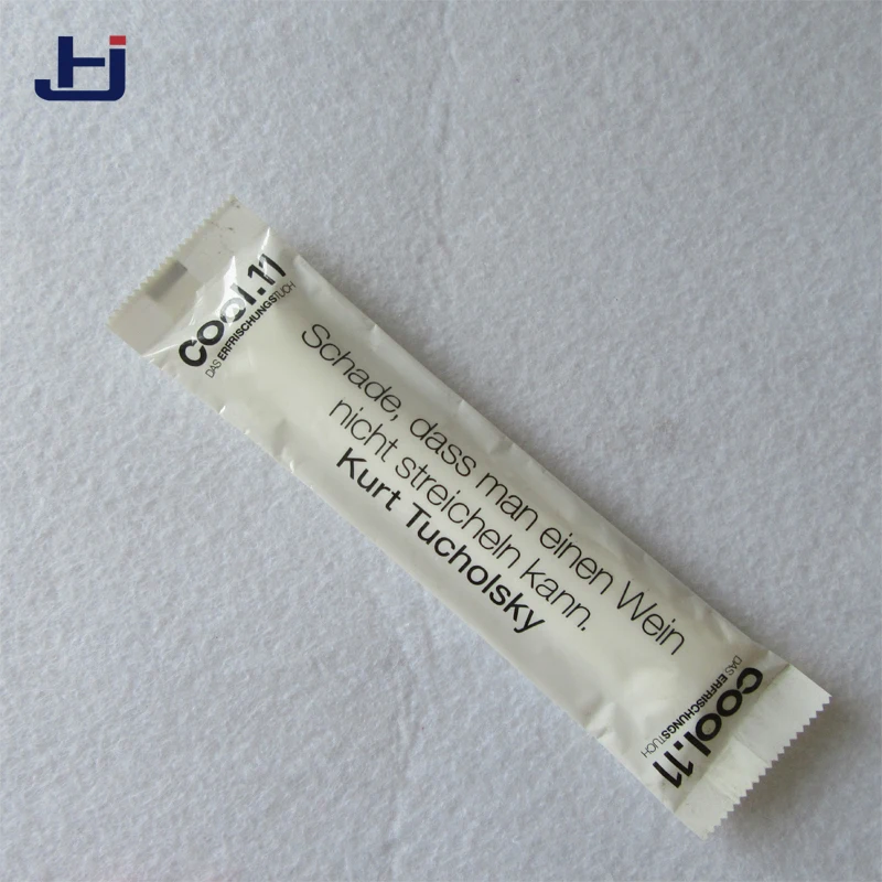 Wholesale nonwoven technics and  cleaning use refresh wet wipe for restaurant and hotel