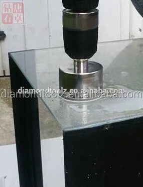 Diamond hole drill bit core drill bit with diamond tip for glass drilling