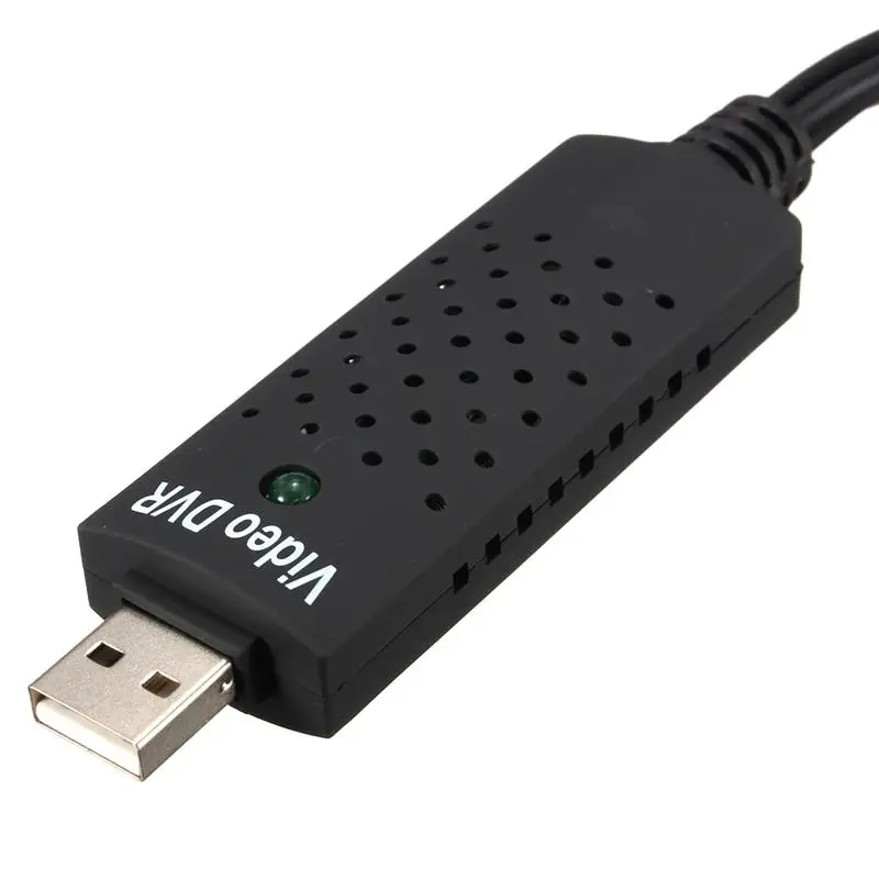 USB 2.0 Video Capture Card Video Audio Converter TV DVD VHS Audio Capture Adapter Card TV Video DVR Free Shipping