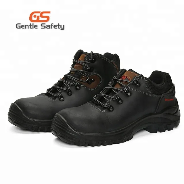 Customized steel toe safety shoes work boots Mid cut