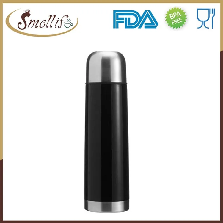 750ml Double wall  Stainless Feel  thermos vacuum flask with cup