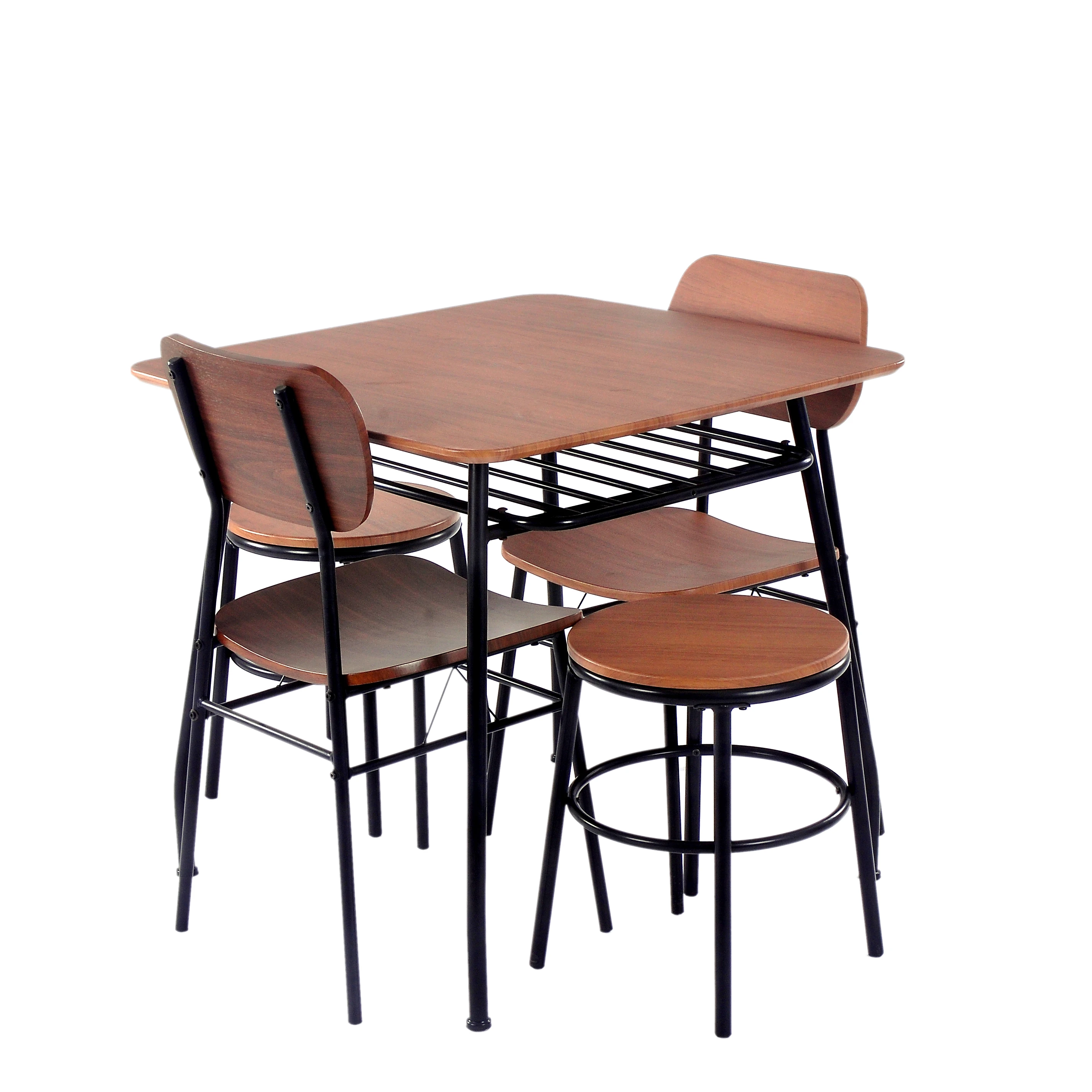 2019 высококачественный металлический современный обеденный стол, набор мебели для комнаты