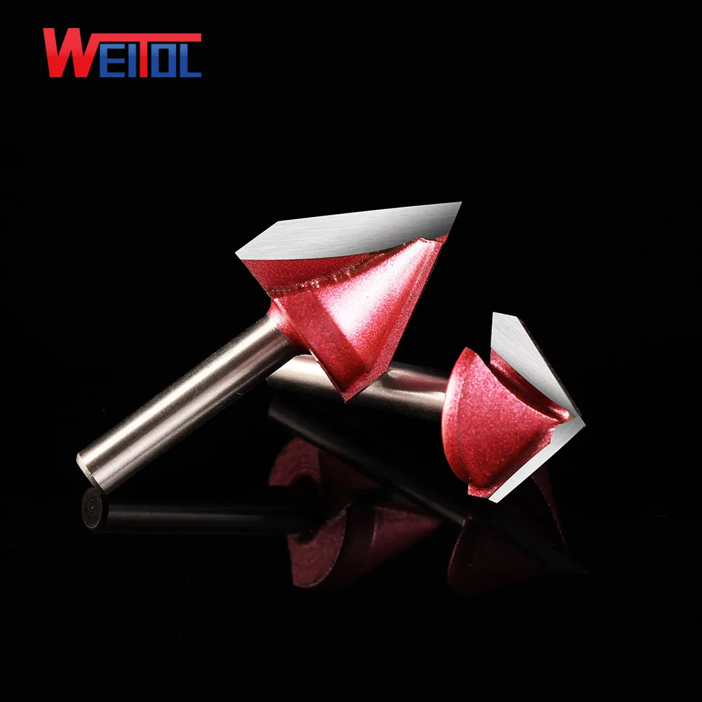 Высококачественный V-образный гравировальный инструмент 3D для дерева V-образная ЧПУ-роутер