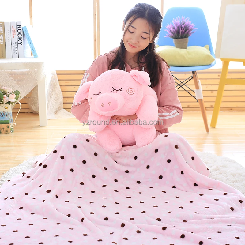 Animal shape soft fluffy stuffed plush pillow gift cushion