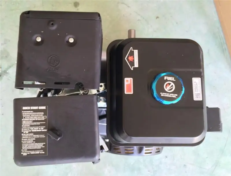 BISON China Taizhou 420cc Horizontal Shaft 190f Gasoline Generator Engine 15hp