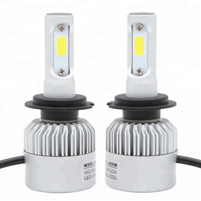 COB LED S2 автомобильные лампы H11 5202 HB3 HB4 9005 9006 H7 светодиодные фары