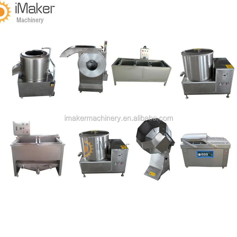 automatic potato chips making machine