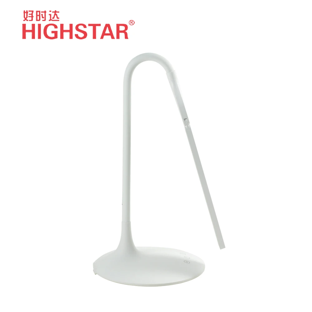 two in one Led Book Cordless Reading Desk Lamp with two lamp heads, portable lamp with rechargeable battery