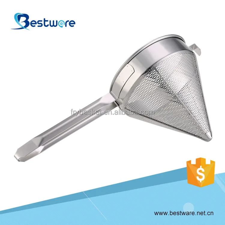 Large  Food grade Stainless Steel China Fryer Strainer