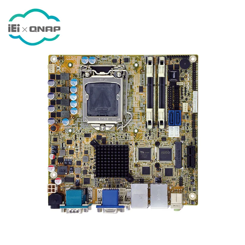 Mini-ITX SBC поддержка LGA1150 процессор, DVI-D/VGA/iDP, двойной Intel PCIe GbE, USB 3,0, SATA 6 ГБ/сек., HD аудио и плата