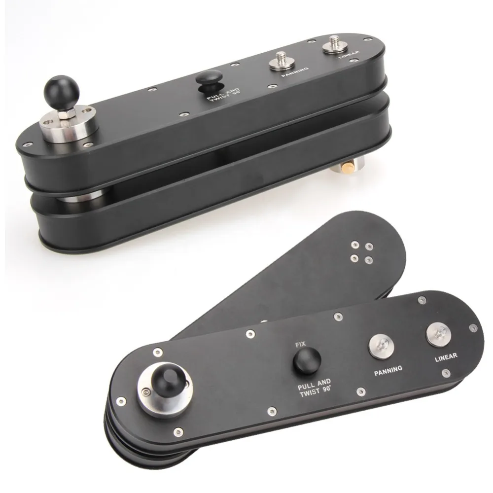 Professional auto panning linear motion 4X slider extension crane for flim shoot jib video camera slider