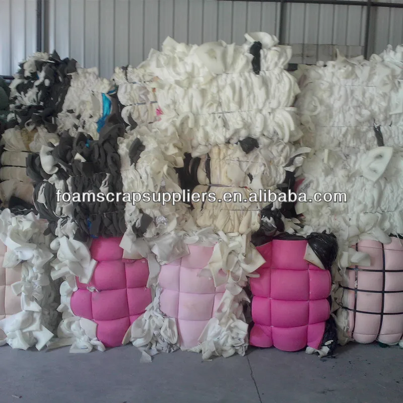 Grade AAA Recycled Furniture Waste Polyurethane Foam Scrap for Rebond