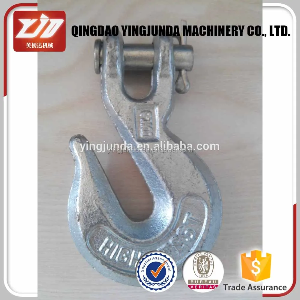 steel flat tow rope hooks