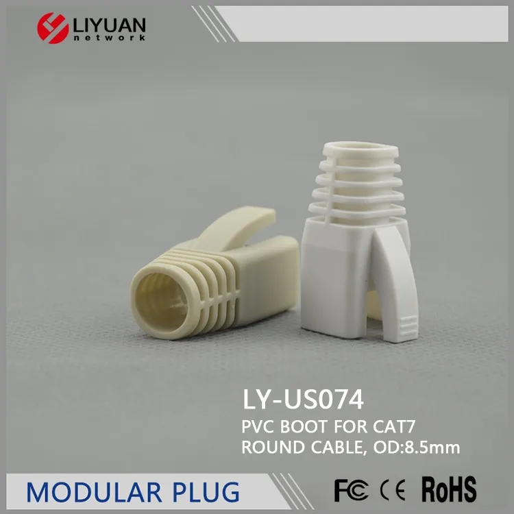 LY-US074 Оптовая rj45 зажигания разъем rj45 сапоги 8.5 мм разъем загрузки