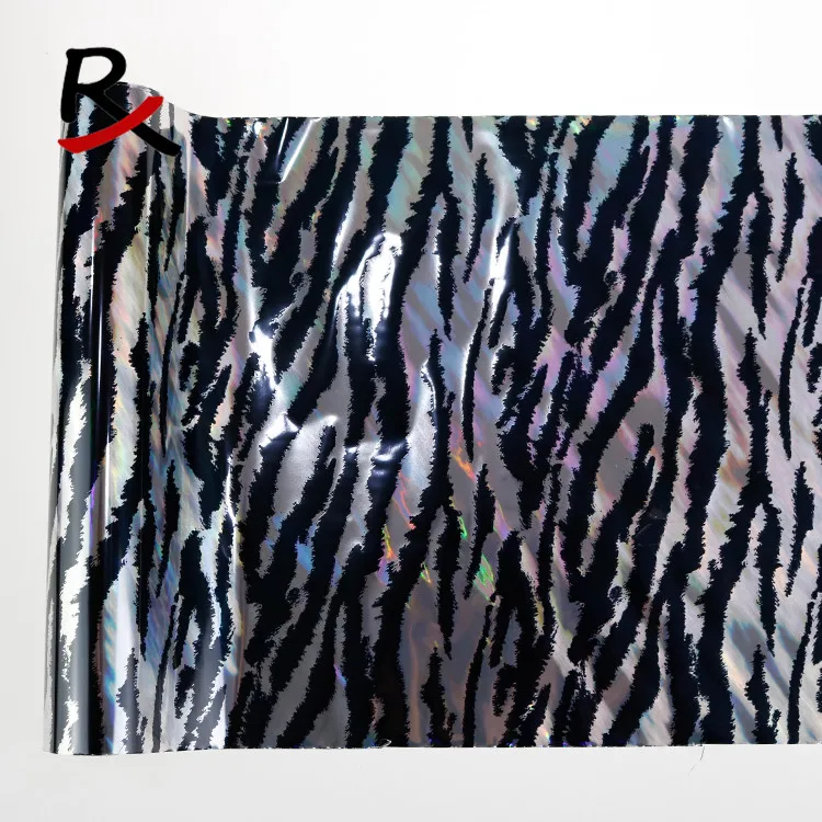 5003# holographic heat transfer laser foil for fabric & leather & textile