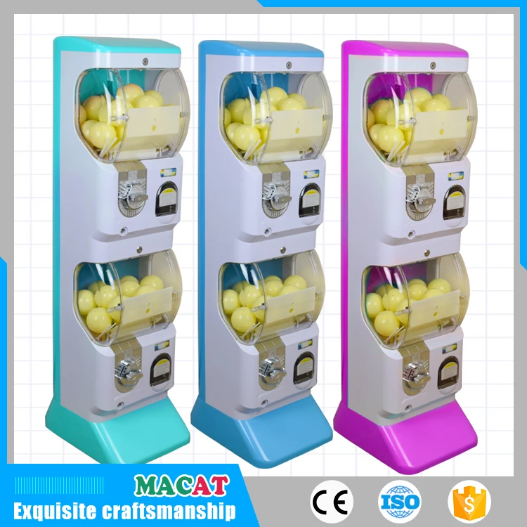 Biue and White With No Top Display Cabinet Gacha Machine/Three-tier Red and Black Wheeled Toy Vending Machine With Flexible sale