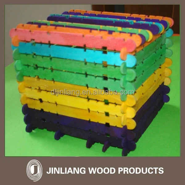 Disposable color wooden craft stick