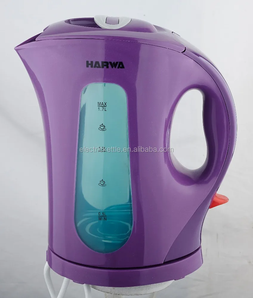 Большие окна воды, 1.7L Проводные или беспроводные кухонный прибор чайник