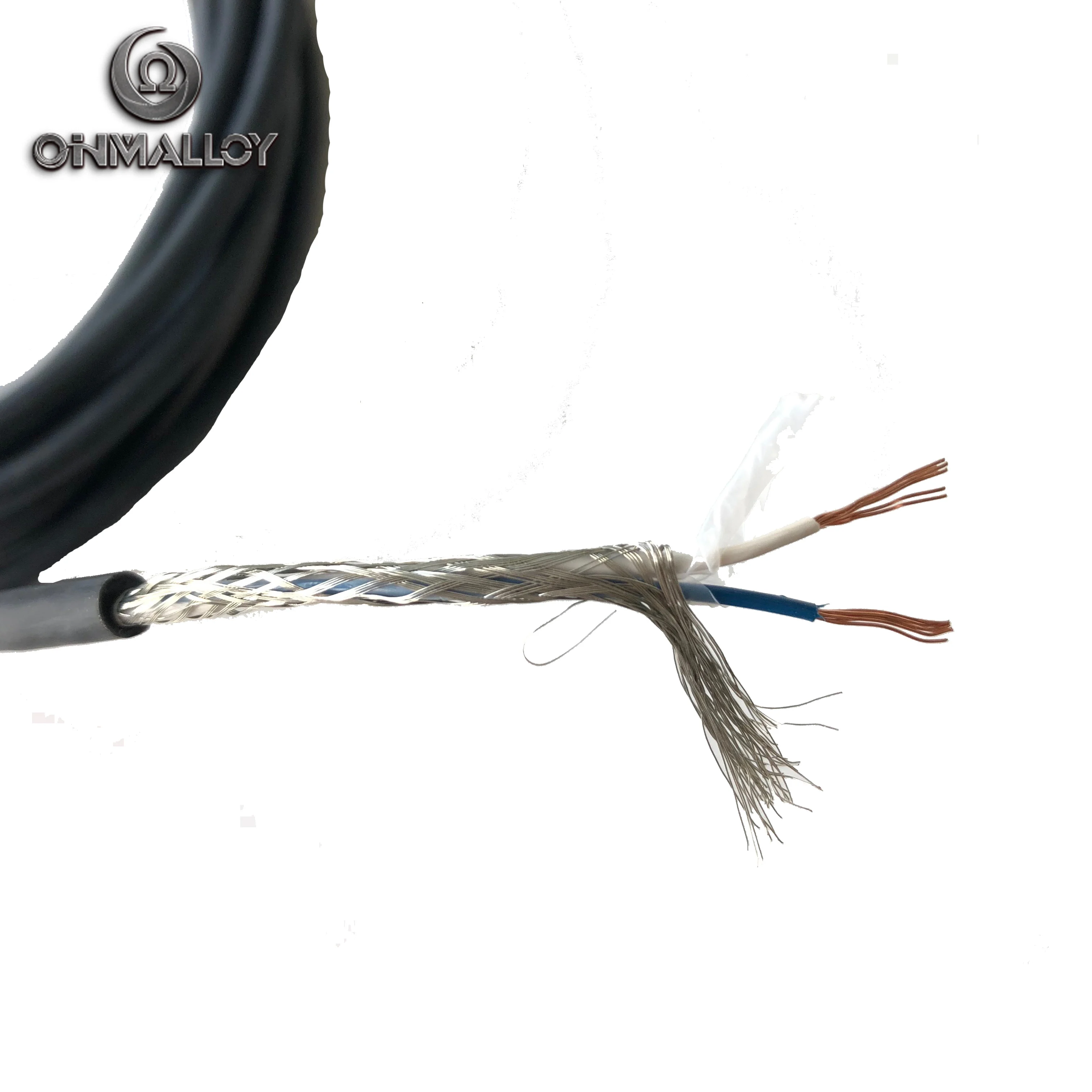 RTD PT100 Cable With Fluorosilicone Rubber Insulation oil-proof Jacket SS304 Sheath