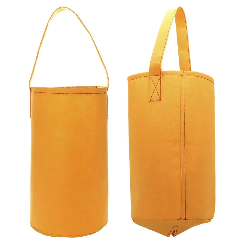Tomato Planting Bag,Felt Hanging Upside Down Tomato Planter Garden Grow Bag Plant Pouch for Planting Tomato