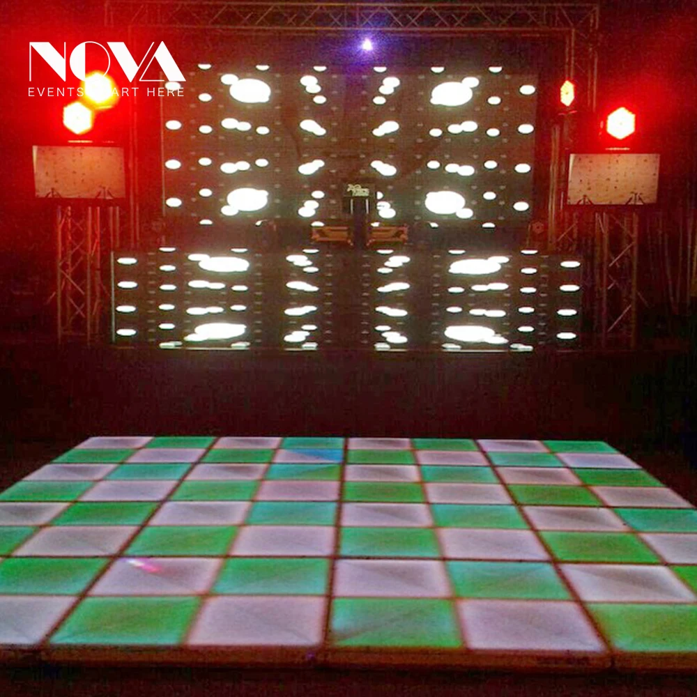 2021 Led Floor Dj Disco Nightclub Dmx 3d Time Tunnel Rgb Led Light Dance Floor