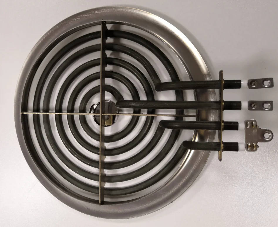 Circular heating element for hot coil