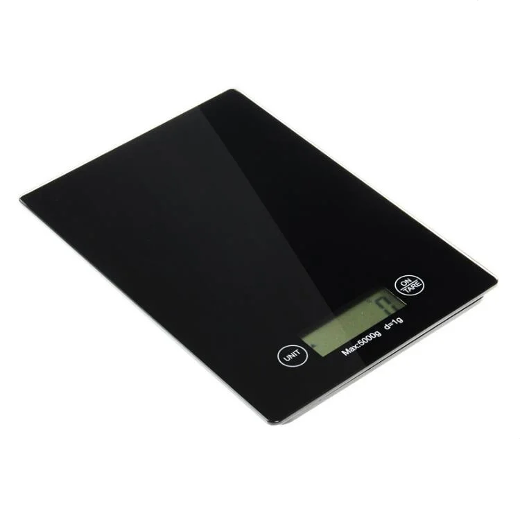 Customized color and digital scale type battery LED 5kg digital kitchen scale