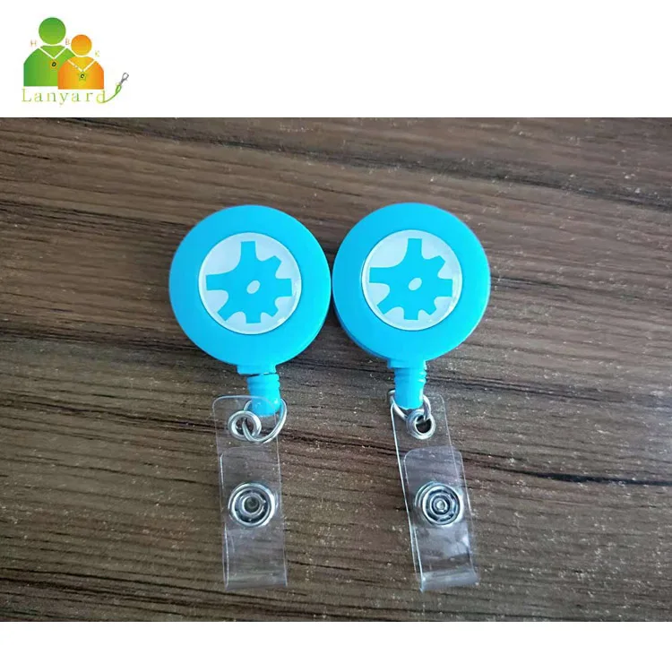 
Hot sale 32mm retractable badge reel with custom logo for business holder 