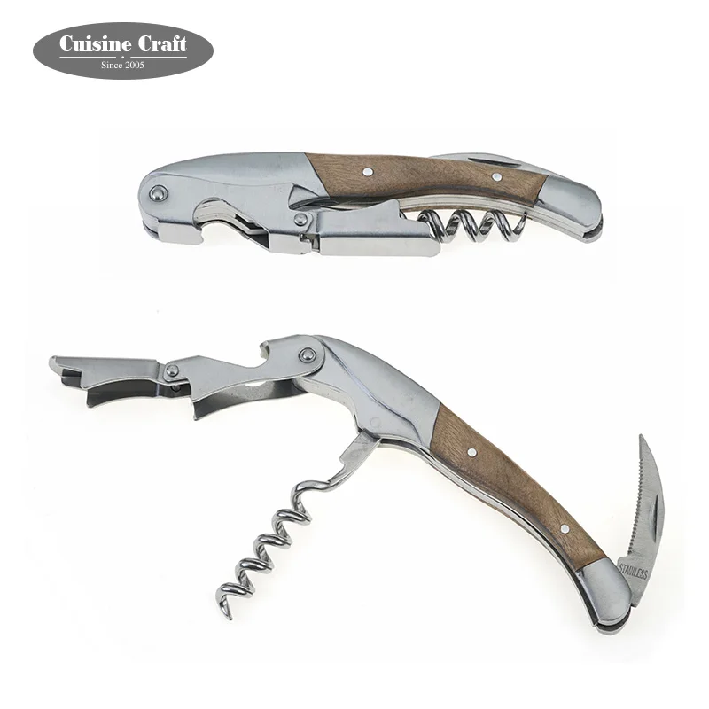 hot sale fancy kitchen opener bottle opener parts waiter wine corkscrew