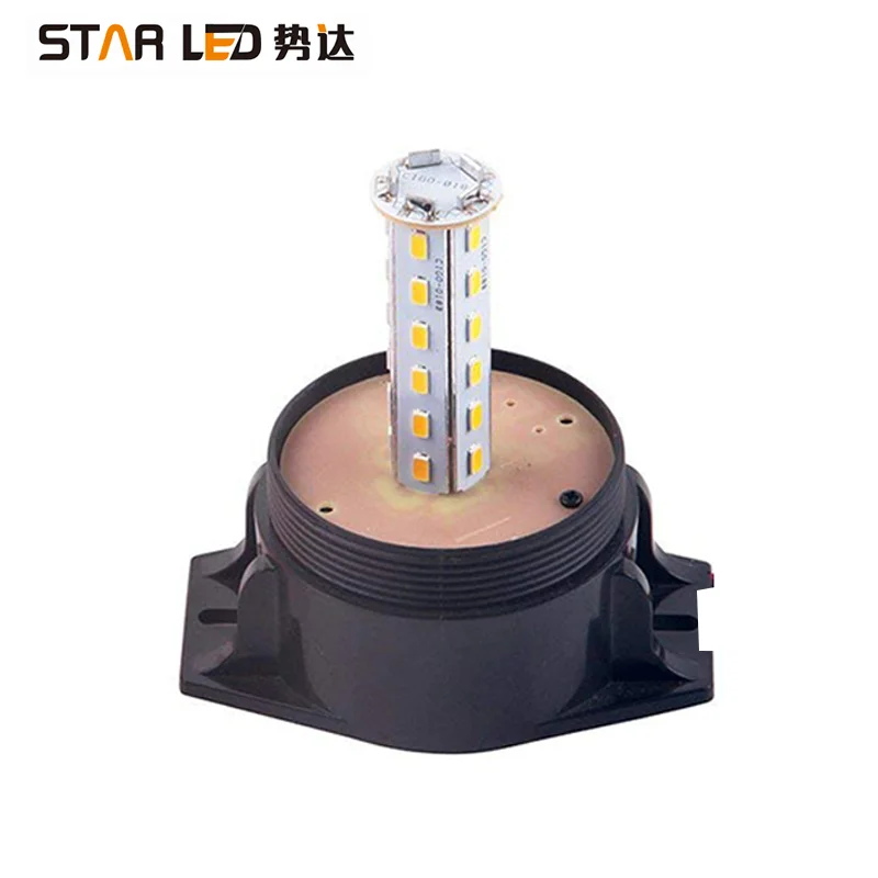 12V/24V Amber Emergency xenon Car LED Beacon Light Flashing Lights 60 LEDs