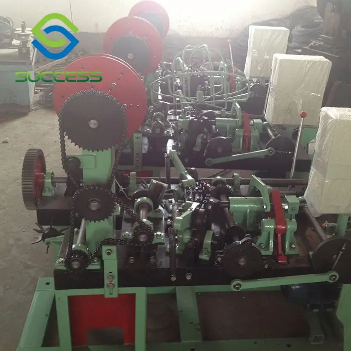 Factory Fully Automatic Barbed Wire Making Machine for Single/Double Stands for High Tensile