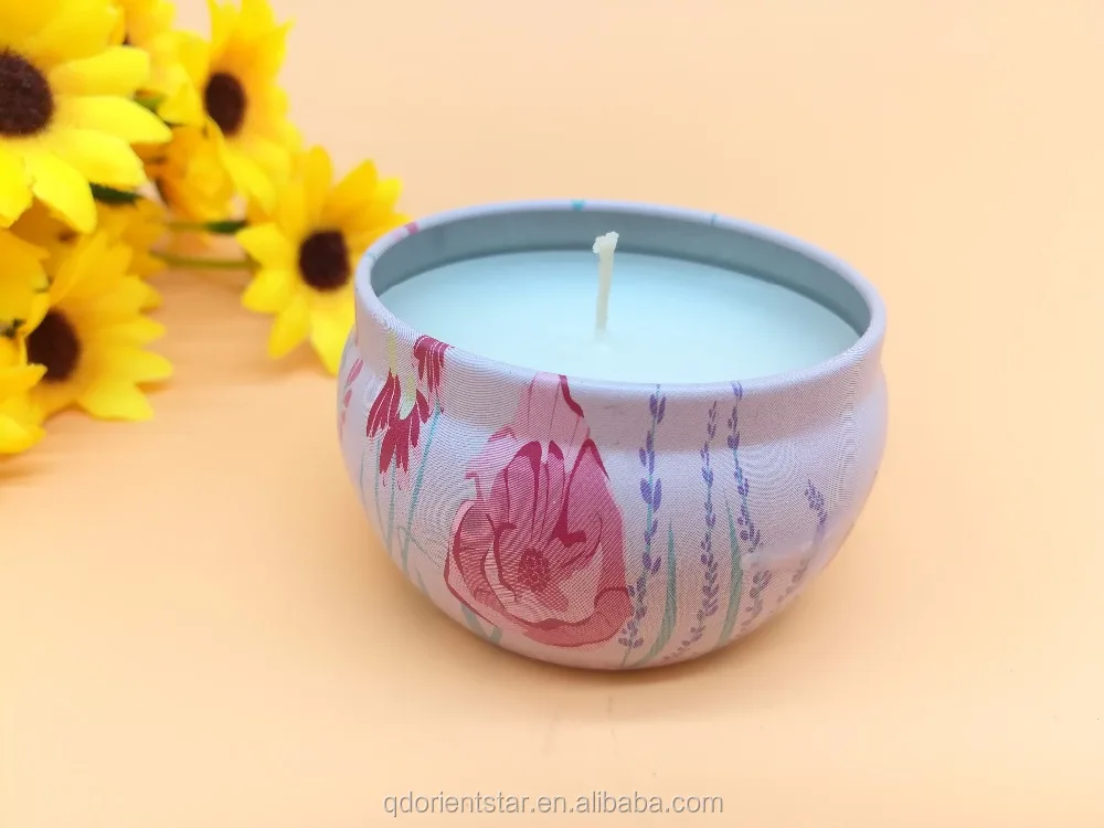 Hot Sales Gift Set Aroma Tins Jar Candle Natural Soy Wax Scented Candles Wholesale Luxury Tin Candle