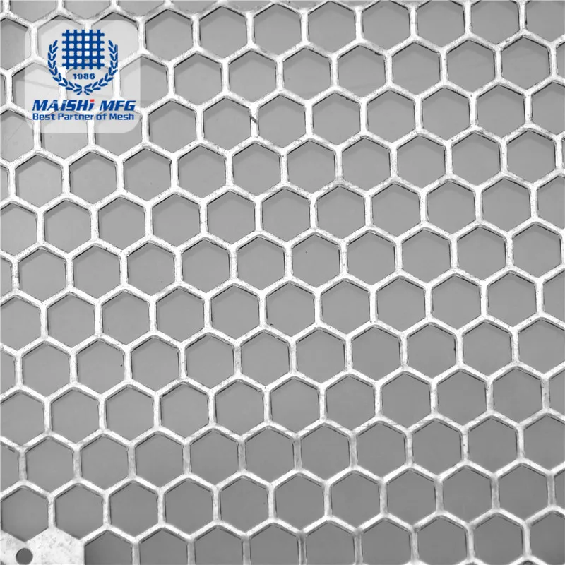 1mm hole galvanized perforated metal mesh