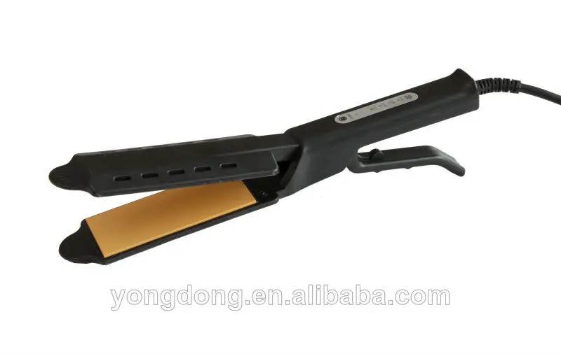 Plancha chapinha nano титана 11/4' до 13/4' пластин профессиональный утюг волос выпрямитель