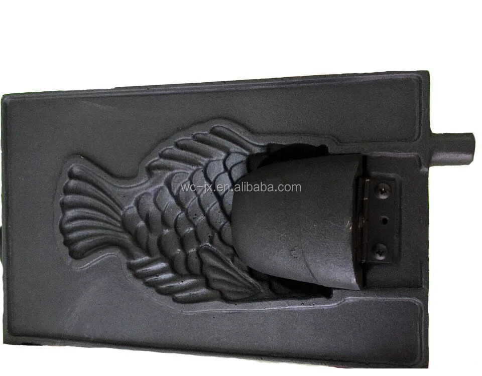 Commercial Waffle Maker Korea Taiyaki Big fish shape cake baker for sale