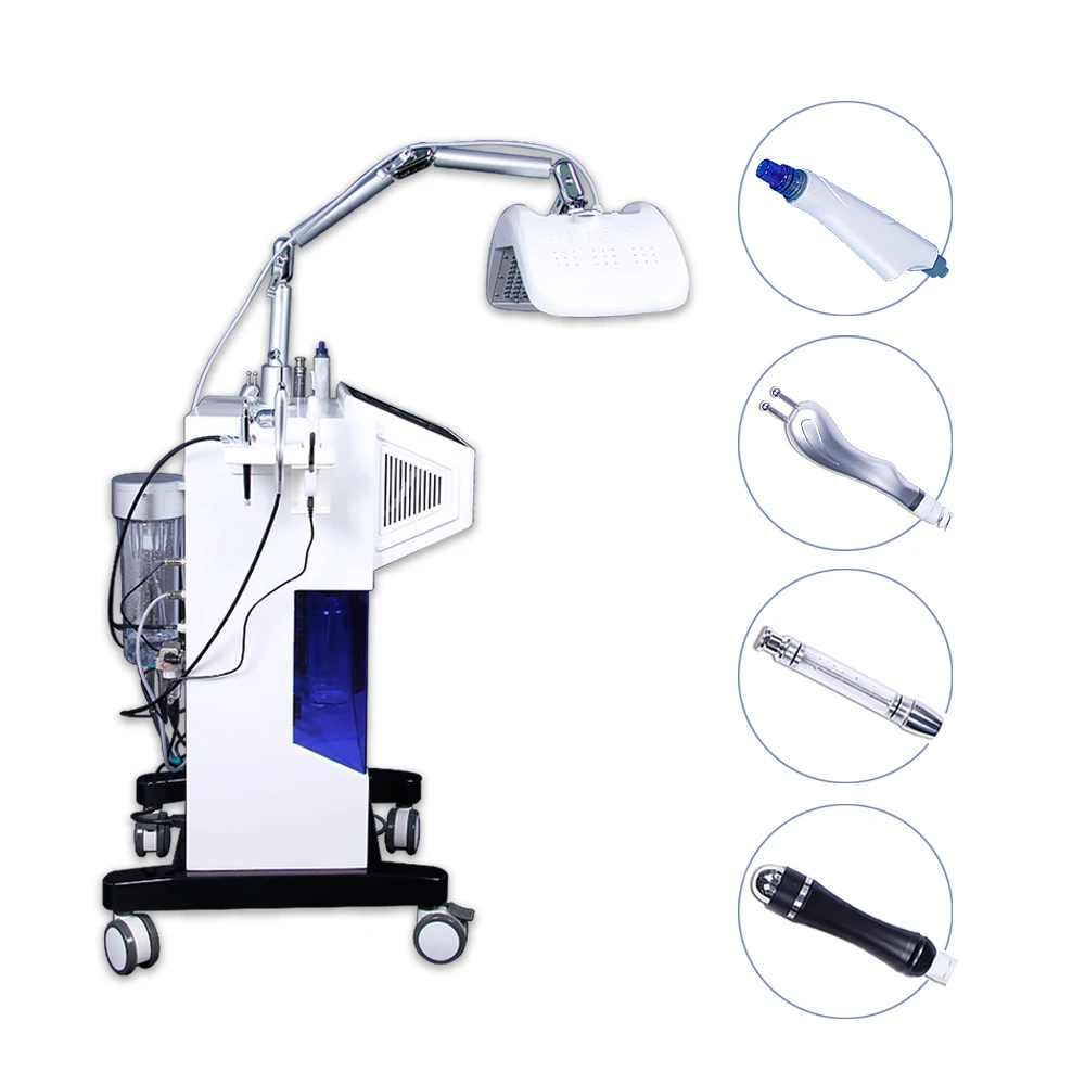 Корейская светодиодная терапевтическая машина для лица/Омоложение кожи водой, увлажнение, дермабразия, машина для лица SPA600