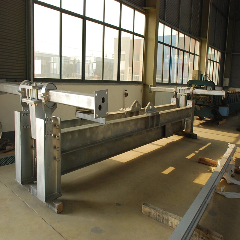 Single axis PV mounting system support structures