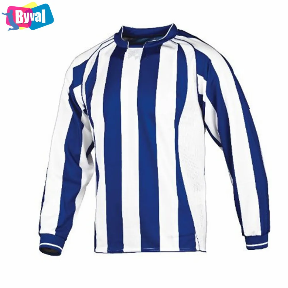 Byval Soccer T Shirt Long Sleeve Football Shirt Quick Dry Sublimation Jerseys Custom Logo Online Shopping
